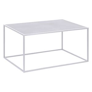 Design Scandinavia Konferenčný stolík kovový Lyfte 2, 90 cm, biela