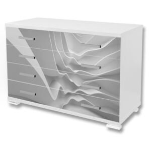 Dimex Nálepky na nábytok - 3D vlna, 85 x 125 cm