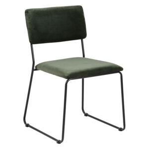 Design Scandinavia Jedálenská stolička Melodi (SET 2ks), zelená