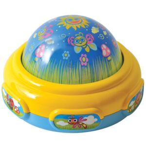 Teddies BABY Lampička/premietačka na stenu 15 cm so svetlom a zvukom