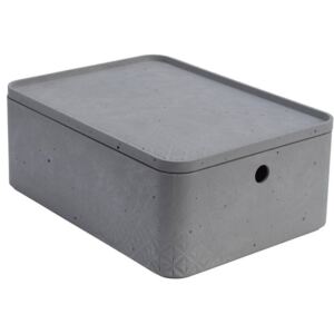 CURVER úložný box beton M s vekom