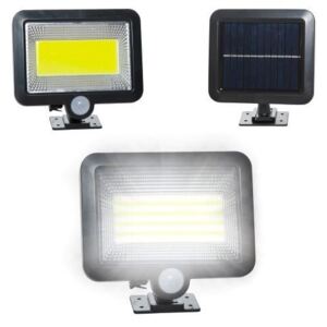 ISO Solárne vonkajšie 100 LED osvetlenie, pohybový senzor, 10719
