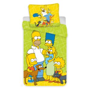 Jerry Fabrics Obliečky Simpsonovci 02 zelená