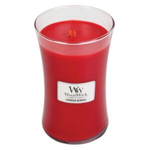 Woodwick Vonná sviečka váza Crimson Berries 609 g