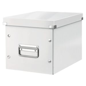 LEITZ Štvorcová škatuľa A5 (M) Click & Store perleťova biela