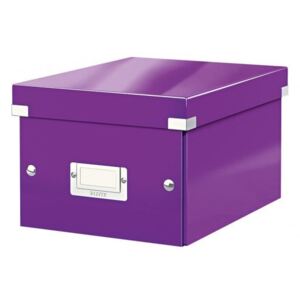 LEITZ Malá škatuľa Click & Store purpurová
