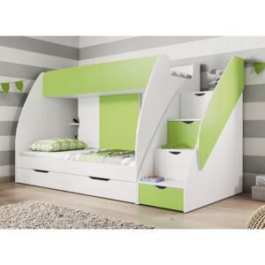 ID Multifunkčná poschodová posteľ Marko - viac farieb Farba: Zelená