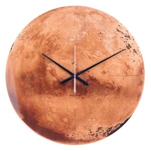 Nástenné hodiny s tichým chodom - Karlsson Mars, OE 60 cm
