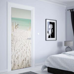 GLIX Fototapeta na dvere - Pastel Colours Sandy Beach
