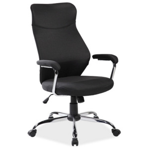 Kancelárska stolička PASTE, 112-122x64x52x48-58, čierna