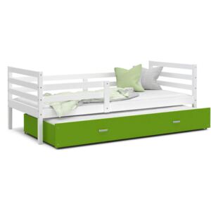 GL Detská posteľ Racek P2 s prístelkou Farba: Zelená, Rozmer: 190x80