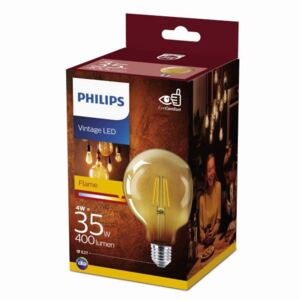 Philips Vintage classic LED 4W/35W 400lm G93 E27 2700K GOLD NDSRT4