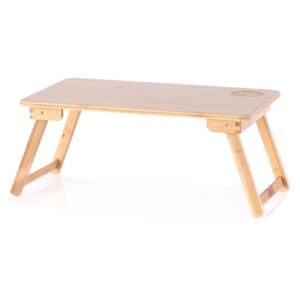 Bambusový stolík na notebook Koda, 22 x 30 x 50 cm