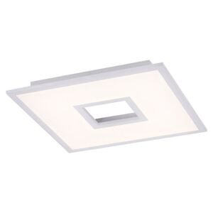 Dizajnové stropné svietidlo biele 45 cm vrátane LED a stmievača RGB - dlaždice