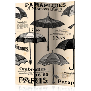 Paraván - Vintage Umbrellas [Room Dividers] 135x172 7-10 dní