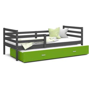 GL Racek P2 posteľ s prístelkou sivá Farba: Zelená, Rozmer: 190x80