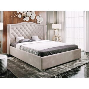PROXIMA.store - Luxusná manželská posteľ BOLONIA II - béžová ROZMER: Pre matrac 140 x 200 cm