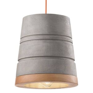 Severská keramická závesná lampa C1786 cement