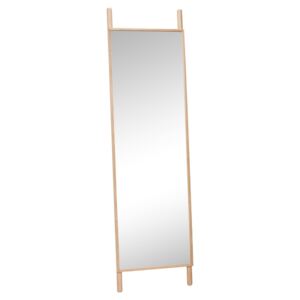 Voľne stojacie zrkadlo s rámom z dubového dreva Hübsch Oak Floor Mirror, výška 188 cm