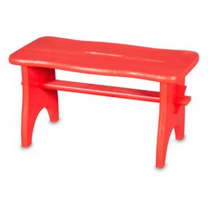 ČistéDrevo Dřevěná stolička - červená