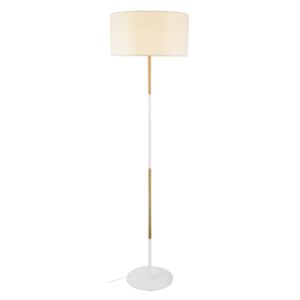 ACA DECOR Stojaca lampa Fabric White