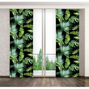 Panelové závesy do bytu 75x250 cm SKLADOM Čierna