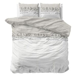 Elegantné posteľné sivé obliečky LUXURY RESORT 200 x 220 cm Béžová