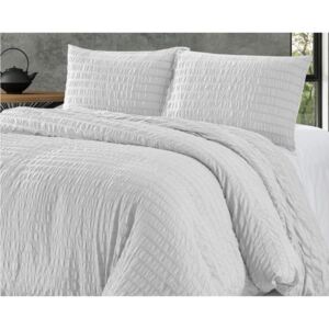 Trendy biele posteľné obliečky 200 x 240 cm Biela