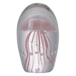 Ťažítko ružová Medúza Jellyfish - Ø8*12cm