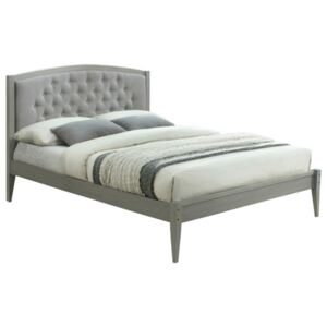TEMPO KONDELA Adore 183 manželská posteľ s roštom sivá vintage / svetlosivá