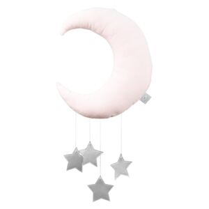 Závesná dekorácia mesiačik Shiny - Candy Pink