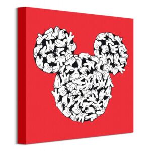 Obraz na plátne Disney Mickey Mouse Hands 40x40cm WDC101113