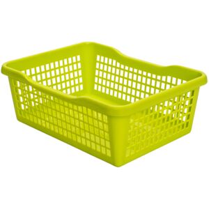 Plastový košík 24,8 x 14,7 x 7,2 cm, zelená