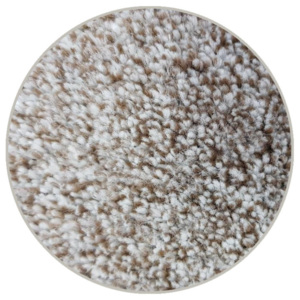 Vopi koberce akcia: Kruhový koberec Apollo Soft béžový - 100x100 kruh
