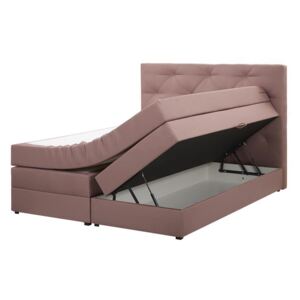 Kontinentálna posteľ 160 cm MILADY (hnedá) (s úložným priestorom). Vlastná spoľahlivá doprava až k Vám domov