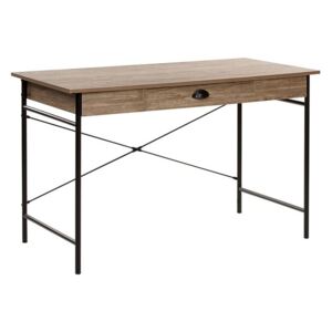 Písací stôl COSTO (120 x 60 cm) (MDF) (tmavé drevo). Vlastná spoľahlivá doprava až k Vám domov