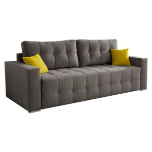 Pohovka Big sofa, hnedá/horčicová, AGIL