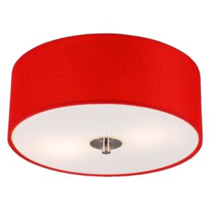 Moderné stropné svietidlo červené 30 cm - Buben