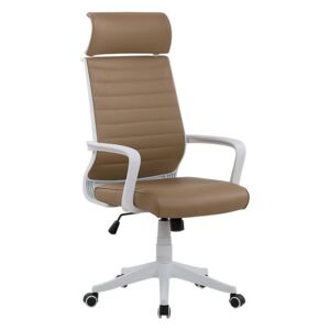 Kancelárska stolička LORD (polyester) (hnedá). Vlastná spoľahlivá doprava až k Vám domov