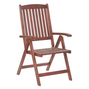 Záhradná stolička TRATORIA (drevo) (tmavé drevo). Vlastná spoľahlivá doprava až k Vám domov