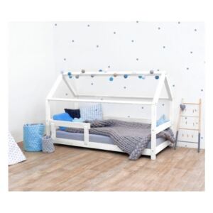 TERY detská posteľ s bočnicou Biela 80 x 160 cm