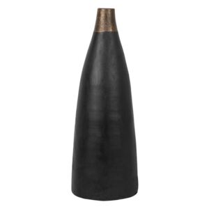 Váza ERODE 53 cm (keramika) (čierna). Akcia -18%. Vlastná spoľahlivá doprava až k Vám domov. 1019545
