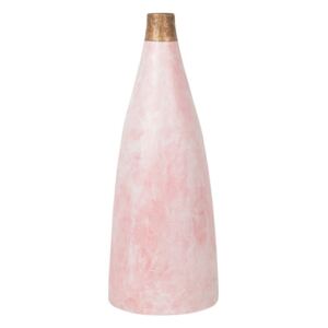 Váza ERODE 53 cm (keramika) (ružová). Akcia -15%. Vlastná spoľahlivá doprava až k Vám domov. 1019547