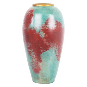 Váza CAMAQUA 46 cm (keramika) (zelená). Akcia -8%. Vlastná spoľahlivá doprava až k Vám domov. 1019560
