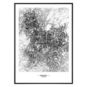 La forma Design studio Bangkok map 50x70 cm