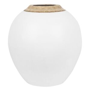 Váza LAURECIA 31 cm (keramika) (biela). Akcia -10%. Vlastná spoľahlivá doprava až k Vám domov. 1019541