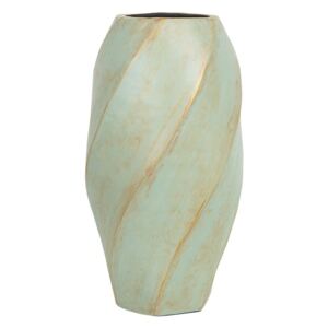 Váza LAVERS 38 cm (keramika) (zelená). Vlastná spoľahlivá doprava až k Vám domov