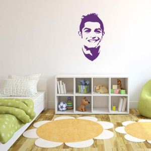 GLIX Ronaldo - nálepka na stenu Fialová 50 x 90 cm