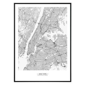 La forma Design studio New York map 50x70 cm