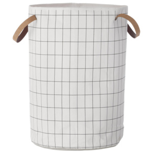 Ferm Living Textilný kôš Grid Laundry Basket